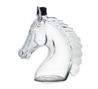 Whiskey Decanter | 350ml Horse Head Shape Bar Tool | Glass Whiskey Wine Decanter by preserving the scent and flavor profile of | for Father Men Husband Dad Boyfriend Him Birthday Party Wedding