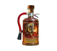 Whiskey Decanter, Glass Tumbler, Extinguisher Shape Creative Decanter 10Oz Jars Design, Decoration Birthday Collection Husband Event Gift Men, Party Accessory for Enthusiast Dad Home Bar