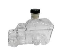Whiskey Decanter Half Truck Whiskey Bottle 375ml Vintage Licor Recipiente con Tapón para Brunch Cerveza Fiesta Bar Boda Cumpleaños Cocina Champán Decoración
