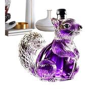 Whiskey Decanter - Squirrel Shape Glass Decanter For Elegant Beverage Presentation And Decorative Display | Creative Artistic Bottle Design Adds Character And Style To Home Bars, Dining Areas