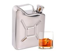 Whiskey Flask, Bourbon Flask, Stainless Steel Portable Rustproof Liquor Flasks, 5oz Leakproof Alcohol for Camping, Picnics, Fishing, Wine, and Whiskey, 2.72x1.02x3.82inches