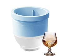Whiskey Ice Ball Mold, Round Freezer Tray, Reusable Drink Maker Comfort, Cocktail Bar Gadget with Support, Summer Party Accessory with Design, Home Accessories for Parents Friends & Daily Celebration