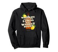Whiskey Quote When Life Hands You Lemons Whiskey Sudadera con Capucha