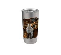 Whisky Bar Fantasma en el Pub Vaso térmico de acero inoxidable de doble pared