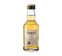 Whisky Blended Caja de 10 unidades Dewar's White Label Botellín Miniatura 5 cl
