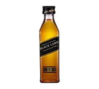 Whisky Blended Caja de 12 unidades Johnnie Walker Black Label Pet Botellín Miniatura 5 cl