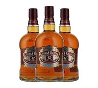 Whisky Blended Chivas Reserva 12 Años Botella Medium 50 cl (Caja de 3 Botella Medium de 50 cl)