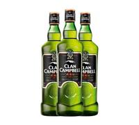 Whisky Blended Clan Campbell 1 L (Caja de 3 Botellas de 1 L)