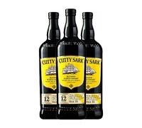 Whisky Blended Cutty Sark 12 Años 70 cl (Caja de 3 Botellas de 70 cl)