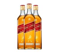 Whisky Blended Johnnie Walker Red Label Botella Misil 1 L (Caja de 3 Botella Misil de 1 L)