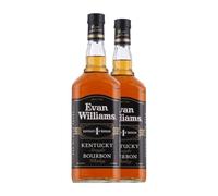 Whisky Bourbon Marie Brizard Evan Williams Straight 1 L (Caja de 2 Botellas de 1 L)
