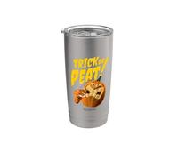 Whisky con texto en alemán "Halloween Trick or Peat Kürbis" Vaso térmico de acero inoxidable de doble pared