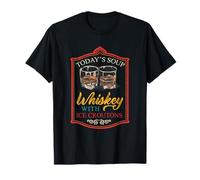 Whisky de sopa de hoy con picatostes de hielo Ropa vintage Camiseta