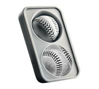 Whisky Ice Ball Maker, Molde de bola de hielo Molde | Moldes básicos de béisbol 3D Hielo - Silicona flexible, embudo integrado, fácil de llenar y liberar para bebidas, fiesta