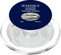 Whisky Is Water Without The Bad Parts Humor Whisky PopSockets PopGrip para MagSafe