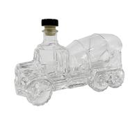 Whisky Karaffe 300ml Truck Form - Zementmischer Fahrzeug Design Originell Robust, Elegante Getränke Flasche Sammlerstück | Eindrucksvolle Tisch Deko Für Weihnachten Events Bar Gastronomía