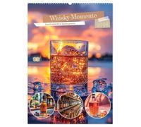 Whisky-Momente (Wandkalender 2026 DIN A2 hoch), CALVENDO Monatskalender: Whisky Momente entführt Sie in die faszinierende Welt des Whiskys und feiert ... die dieses edle Getränk begleiten.