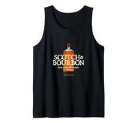 Whisky Scotch y Bourbon Citas Divertidas Diferencias en Whisky Camiseta sin Mangas