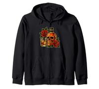 Whisky Skull Old School Tattoo Flash Bourbon Lovers Sudadera con Capucha