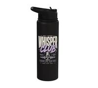 Whisper Club Midnight Tingles Calm ASMR Sonidos suaves Stainless Steel Insulated Water Bottle