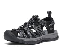 KEEN Whisper, Sandalia Mujer, Acero Negro Gris, 37.5 EU