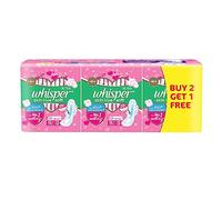 Whisper Ultra Softs Air Fresh - Toallas sanitarias para mujer, XL, paquete de 45 servilletas, aroma a aloe vera