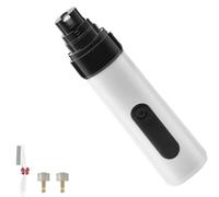 Whisperpaws Pain-Free Nail Trimmer, Electric Silent Dog Nail Trimmers with 2 Adjustable Speeds and 3 Grinding Ports- Reduce Anxiety in Pets During Grooming for All Pets (1pcs)