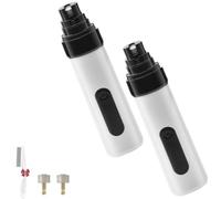 Whisperpaws Pain-Free Nail Trimmer, Electric Silent Dog Nail Trimmers with 2 Adjustable Speeds and 3 Grinding Ports- Reduce Anxiety in Pets During Grooming for All Pets (2pcs)
