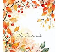 Whispers of Autumn: A Personal Journey 8.25x8.25" square shaped journal, 200 lined pages.