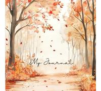 Whispers of Autumn: A Personal Journey 8.25x8.25" square shaped journal, 200 lined pages.