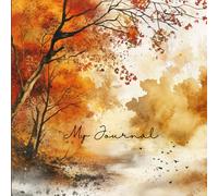Whispers of Autumn: A Personal Journey 8.25x8.25" square shaped journal, 200 lined pages.