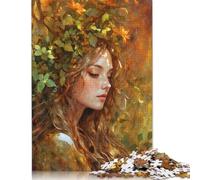 Whispers of Autumn Puzzles Imposible,desafío para Adultos Entretenimiento Creativo 1000 Piezas Obra De Arte De Juego De para Adultos Y Niños A Partir De 12 Años 1000pcs (75x50cm)
