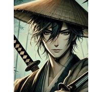 Whispers of Bamboo: College Ruled Lined Notebook with Serene Samurai Forest Design: Perfect for Writers, Students, and Samurai Souls - 7.5 x 9.25 ... Ruled Pages, Matching Front and Back Cover