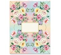 Whispers of Flowers: Elegant Floral Notebook: Vintage, Lined Notebook for Work & Note Taking, Aesthetic Cute Journal for study, travel, Gifts