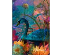 Whispers of Grace Journal: A Tranquil Swan Reflection Notebook: Peaceful Writing with Realistic Swan Photography, Dreamlike Lighting, and Magical Shadow Art Design