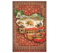 Whispers of Persia: Bring the poetry and timeless beauty of Persian art to your daily writing. This 6"x 9" journal offers 100 lined pages, a cover ... delicately on the outline of Iran’s map.