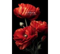 Whispers of Red - A Poppy Flower Space for Notes, Thoughts & Memories: Elegant Lined Notebook with Red Poppy Cover | Ideal Gift for Women