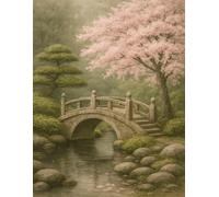 Whispers of Sakura: Japanese Garden Lined Notebook for Journaling, Writing, Reflection | 8.5 x 11 inch size