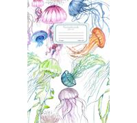 Whispers of the Deep - Jellyfish Notebook - College Ruled Journal with Seashell Page Accents: 120-Page Ocean-Themed Notebook | Perfect for School Notes, Journaling, and Creative Writing
