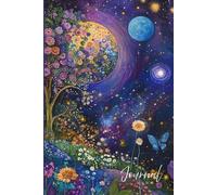 Whispers of the Earth - A Dreamy Firefly Journal: Surreal Earth-Inspired Notebook with Flowers, Stars & Purple Dreamscapes for Writing and Creativity