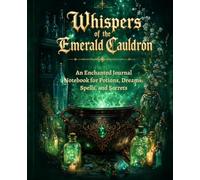 Whispers of the Emerald Cauldron An Enchanted Journal Notebook for Potions, Dreams, Spells, and Secrets, Whispers of the Emerald Cauldron: An ... Secrets, 150 lined pages, gothic, witchcraft