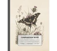 Whispers of the Night | College Ruled Moth Notebook | Vintage Insect Illustration Journal for Students: Elegant stationery choice for organized note-taking and personal projects