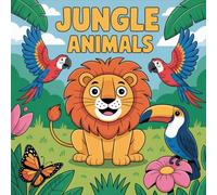 Whispers of the Rainforest: 100 Jungle Animal Coloring Pages: A calming journey with elephants, parrots, monkeys, and lush greenery for all ages.