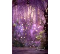 Whispers of Wisteria: A Magical Journal: Floral Writing Notebook with Blooming Purple Wisteria Trellis | Glittering, Dreamy, and Inspiring