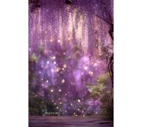 Whispers of Wisteria: A Magical Journal: Floral Writing Notebook with Blooming Purple Wisteria Trellis | Glittering, Dreamy, and Inspiring