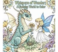 Whispers of Wonder A Fantasy World to Color: 50 Magical Fairytale Creatures and Dreamy Realms for Relaxation & Imagination