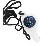 Whistle - 6.1x3.4cm ABS Compass Camping Signal Safety Tool