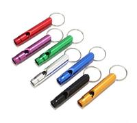 Whistle de seguridad de emergencia - silbidos de aluminio para deportes | Reúna a los empleados del equipo al aire libre silbato | Silbato con un de llave para la caza del | Silbatos po