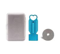 Whistle de supervivencia del salvavidas, fuerte silbato de supervivencia,Rescate de aluminio que señala un silbato de supervivencia de alto decibelios con cordón - Ayuda a salvar el llamado al baño