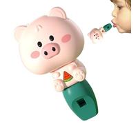 Whistle Toy - Cartoon Kids Trumpet con Cordón, Aprendizaje y Juguetes Educativos, Instrumentos Musicales para Niños Pequeños, Cuerno de Golpe Divertido para Los Músculos de la del Tren
